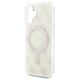 Original Case IPHONE 16 Guess Hardcase IML 4G Background MagSafe (GUHMP16SH4DTEH) white 3666339302153