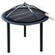 Bormann Elite Bft6001 Bormann Elite Bft6001 Tζάκι Εξωτερικού Χώρου με Μεταλλικά Πόδια και Προστατευτικό Πλέγμα, Μαύρο 077978 έως 12 Άτοκες Δόσεις