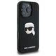 Karl Lagerfeld case for iPhone 16 Pro Max 6,9&quot; KLHMP16XSKHPPLK black hardcase Silicone KL Head Print MagSafe 3666339319670