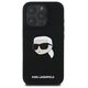 Karl Lagerfeld case for iPhone 16 Pro Max 6,9&quot; KLHMP16XSKHPPLK black hardcase Silicone KL Head Print MagSafe 3666339319670