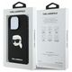 Karl Lagerfeld case for iPhone 16 Pro Max 6,9&quot; KLHMP16XSKHPPLK black hardcase Silicone KL Head Print MagSafe 3666339319670