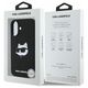 Karl Lagerfeld case for iPhone 16 6,1&quot; KLHMP16SSCHPPLK black hardcase Silicone Choupette Head Print MagSafe 3666339319687