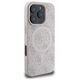 Guess case for iPhone 16 Pro 6,3&quot; GUHMP16LG4GFRP pink hardcase 4G Ring Classic Logo MagSafe 3666339327347