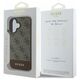 Guess case for iPhone 16 6,1&quot; GUHCP16SG4GLBR brown hardcase 4G Bottom Stripe 3666339344924