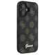 Guess case for iPhone 16 Plus 6,7&quot; GUHMP16MPGPYSK black hardcase PU Peony Script MagSafe 3666339342333