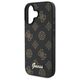 Guess case for iPhone 16 Plus 6,7&quot; GUHMP16MPGPYSK black hardcase PU Peony Script MagSafe 3666339342333
