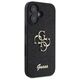 Guess case for iPhone 16 6,1&quot; GUHCP16SHG4SGK black hardcase Fixed Glitter Big 4G 3666339328443