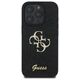 Guess case for iPhone 16 Pro Max 6,9&quot; GUHCP16XHG4SGK black hardcase Fixed Glitter Big 4G 3666339328474
