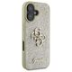 Guess case for iPhone 16 6,1&quot; GUHCP16SHG4SGD gold hardcase Fixed Glitter Big 4G 3666339328566