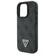 Guess case for iPhone 16 Pro 6,3&quot; GUHCP16LP4TDPK Leather 4G Triangle Strass black MagSafe 3666339327385