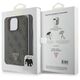 Guess case for iPhone 16 Pro 6,3&quot; GUHCP16LP4TDSCPW Leather Metal Logo Strass Crossbody brown 3666339328665