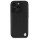 BMW case for iPhone 16 Pro 6,3&quot; BMHCP16LSLLBK Hardcase Leather Hot Stamp black 3666339349721