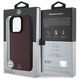 Mercedes case for iPhone 16 Pro 6,3&quot; MEHMP16L23RBARR Hardcase Textured And Plain Leather MagSafe red 3666339312602