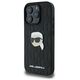 Karl Lagerfeld case for iPhone 16 Pro 6,3&quot; KLHCP16LPGKLKIPK black Hard Monogram Karl Head Pin 3666339329563