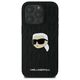 Karl Lagerfeld case for iPhone 16 Pro 6,3&quot; KLHCP16LPGKLKIPK black Hard Monogram Karl Head Pin 3666339329563