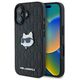 Karl Lagerfeld case for iPhone 16 6,1&quot; KLHCP16SPGKLCHPK black Hard Monogram Choupette Head Pin 3666339329723