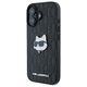 Karl Lagerfeld case for iPhone 16 6,1&quot; KLHCP16SPGKLCHPK black Hard Monogram Choupette Head Pin 3666339329723