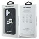 Karl Lagerfeld case for iPhone 16 6,1&quot; KLHCP16SPGKLKCPK black Hard Monogram Karl&Choupette Head Pin 3666339329365