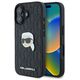 Karl Lagerfeld case for iPhone 16 6,1&quot; KLHCP16SPGKLKIPK black Hard Monogram Karl Head Pin 3666339329549