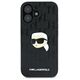 Karl Lagerfeld case for iPhone 16 6,1&quot; KLHCP16SPGKLKIPK black Hard Monogram Karl Head Pin 3666339329549