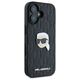 Karl Lagerfeld case for iPhone 16 6,1&quot; KLHCP16SPGKLKIPK black Hard Monogram Karl Head Pin 3666339329549