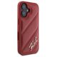 Karl Lagerfeld case for iPhone 16 6,1&quot; KLHCP16SPQDSMGR red Hard Diagonal Quilted Script 3666339317768