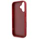 Karl Lagerfeld case for iPhone 16 6,1&quot; KLHCP16SPQDSMGR red Hard Diagonal Quilted Script 3666339317768
