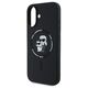 Karl Lagerfeld case for iPhone 16 Plus 6,7&quot; KLHMP16MSCMKCRHK black Hard Silicone Karl&Choupette Heads Ring MagSafe 3666339318659
