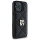 Original Case IPHONE 16 PRO DKNY Quilted Stack Logo (DKHCP16LPQDSLK) black 3666339333485