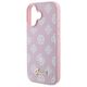 Original Case IPHONE 16 PLUS Guess Hardcase Peony Script Logo MagSafe (GUHMP16MPGPYSP) pink 3666339345532