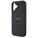 Original Case IPHONE 16 Guess Hardcase Saffiano Peony Classic Logo MagSafe (GUHMP16SPSAPSMEK) black 3666339327798
