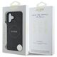 Original Case IPHONE 16 Guess Hardcase Saffiano Peony Classic Logo MagSafe (GUHMP16SPSAPSMEK) black 3666339327798