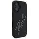 Original Case IPHONE 16 Karl Lagerfeld Hardcase 3D Rubber Signature (KLHCP16S3DRKSDLK) black 3666339319922