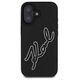 Original Case IPHONE 16 Karl Lagerfeld Hardcase 3D Rubber Signature (KLHCP16S3DRKSDLK) black 3666339319922