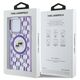 Original Case IPHONE 15 PRO Karl Lagerfeld IML Monogram Karl&Choupette Head MagSafe (KLHMP15LHMCKMHU) purple 3666339285180