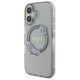 Guess case for iPhone 16 6,1&quot; GUHMP16SHFWFCK IML Flowers Wreath black MagSafe 3666339346348