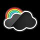 Neon MIRROR LED CLOUD multicolor FMNE05 Forever Light 5907457763043