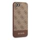 Guess GUHCI8G4GLBR Apple iPhone SE 2022/SE 2020/8/7 brown hard case 4G Stripe Collection GUE501BR 3700740471319