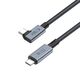 Tech-Protect Ultraboost Max L USB-C / USB-C angle cable USB 4.0 8K 40Gbps PD 240W 150cm Grey THP2847 5906302309252