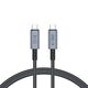 Tech-Protect Ultraboost Max USB-C / USB-C cable Thunderbolt 4.0 8K 40Gbps PD 240W 100cm Grey THP2841 5906302308989