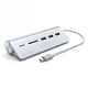 Satechi Aluminium Hub Combo USB-C (3x USB-A, card reader micro/SD) Silver STH15 879961007171