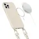 Tech-Protect Magnecklace MagSafe Apple iPhone 12 / 12 Pro Cosmic Latte THP3336 5906302370436