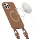 Tech-Protect Magnecklace MagSafe Apple iPhone 12 / 12 Pro Chocolate Brown THP3332 5906302370443