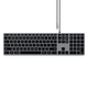 Satechi Slim W3 Wired USB-C Keyboard (space gray) STH98 879961009083