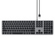 Satechi Aluminum Wired Keyboard USB-A space gray STH141 879961007218