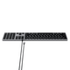 Satechi Slim W3 Wired USB-C Keyboard (space gray) STH98 879961009083