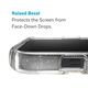 Speck Presidio Perfect-Clear Glitter MagSafe MICROBAN Apple iPhone 14 Plus / 15 Plus (Clear / Gold Glitter) SPK391 840168524082
