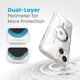 Speck Gemshell Grip MagSafe Apple iPhone 15 Plus / 14 Plus (Clear/Chrome Finish) SPK554 840168535699