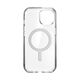 Speck Presidio Perfect-Clear MagSafe Apple iPhone 15 (Clear/Chrome Finish/Serene Silver) SPK522 840168538263