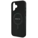 Guess case for iPhone 16 Plus 6,7&quot; GUHMP16MPSAHMCK black hardcase Saffiano Classic Logo MagSafe 3666339342418